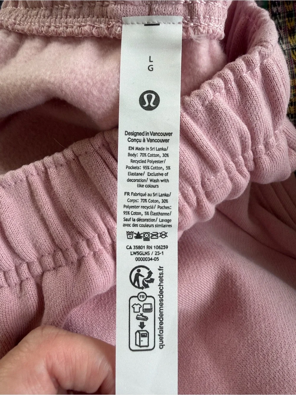 Lululemon Scuba Mid-Rise Oversized Jogger *Regular Pink Haze